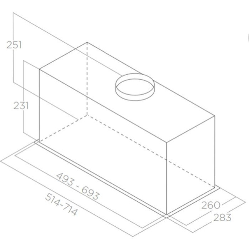 Витяжка Elica CT23 GR/A/72