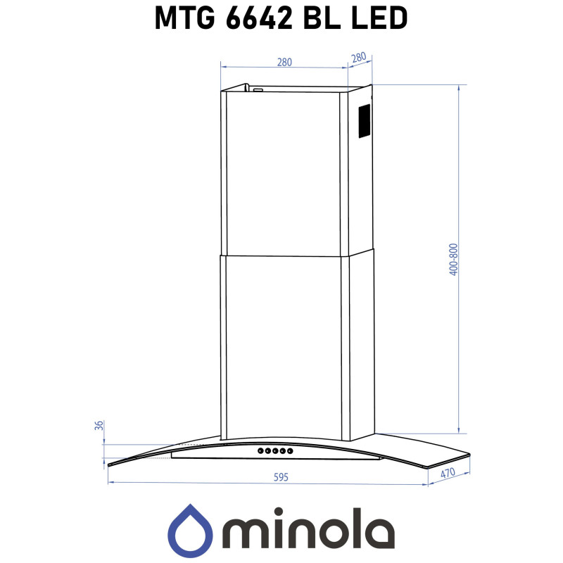 Minola MTG 6642 BL LED