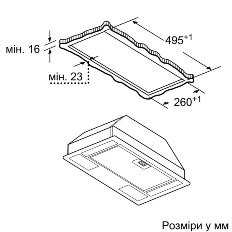 Витяжка Bosch DLN53AA70