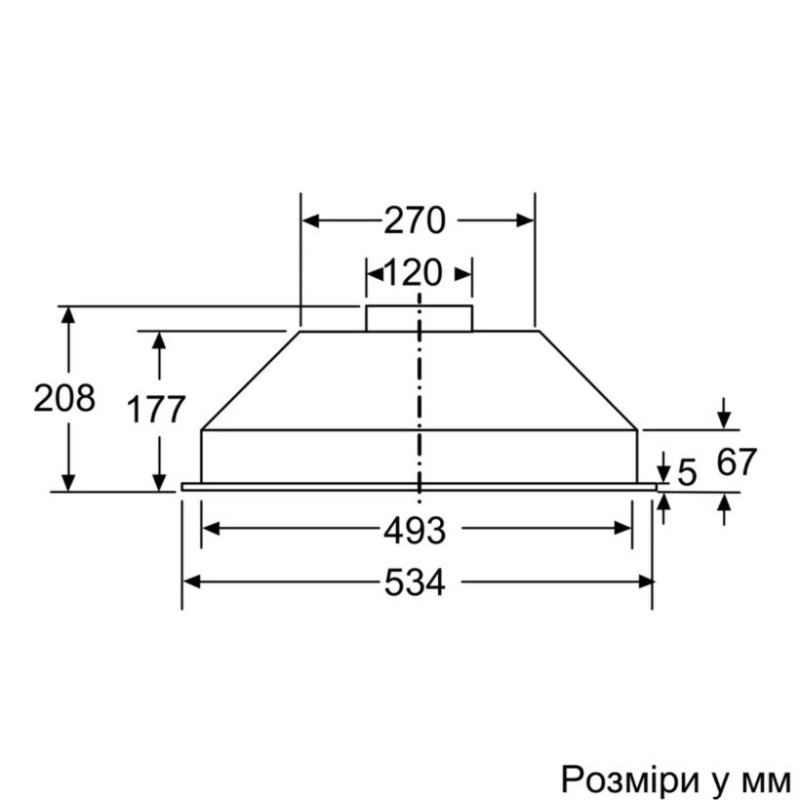 Витяжка Bosch DLN53AA70
