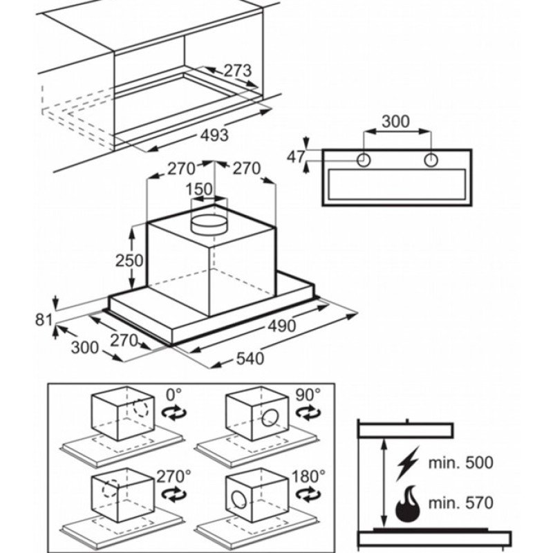 Витяжка AEG DGE5661HM
