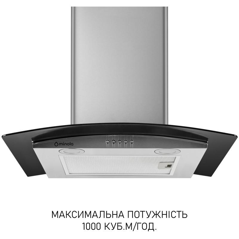 Витяжка Minola MTG 6642 I LED