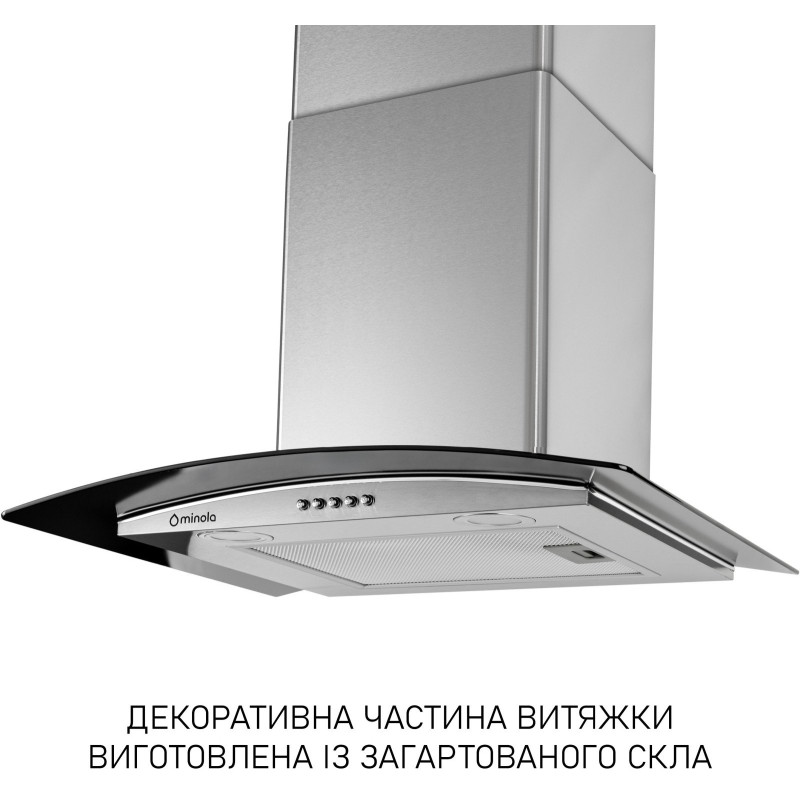Витяжка Minola MTG 6642 I LED