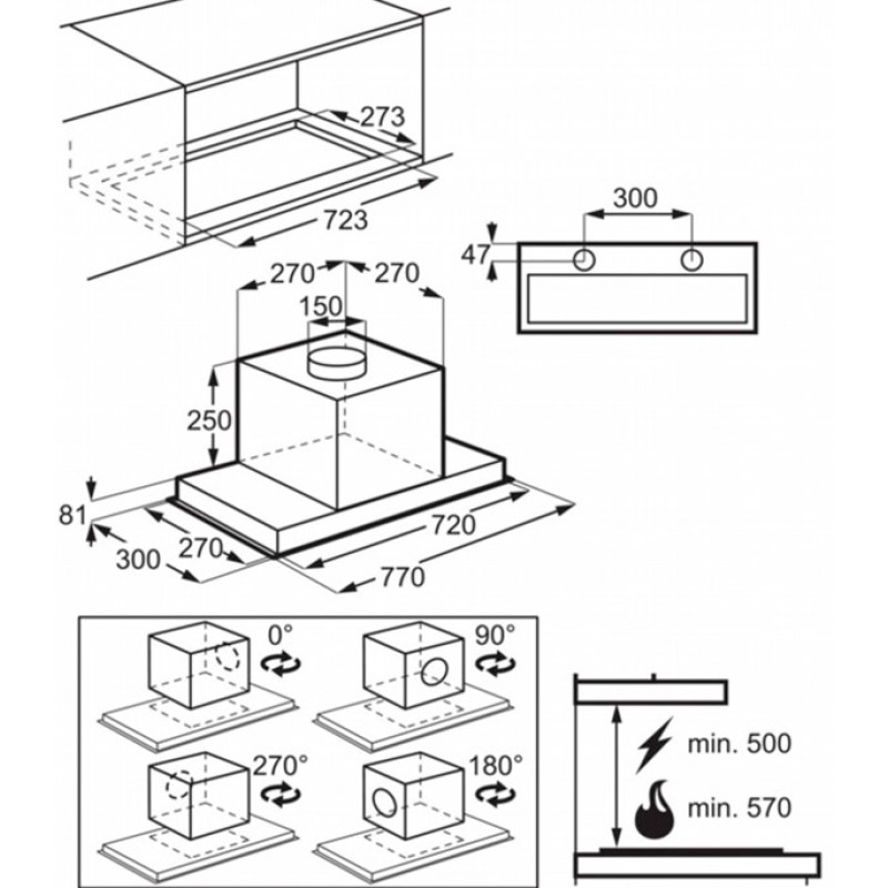 Витяжка AEG DGE5861HM