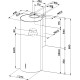 Витяжка Faber Cylindra 2 Ev8 2El Xh890 (110.0332.307)