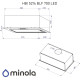 Витяжка MINOLA HBI 5214 BLF 700 LED