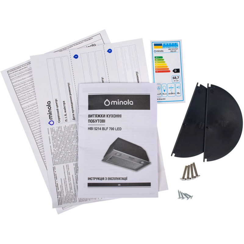 Витяжка MINOLA HBI 5214 BLF 700 LED