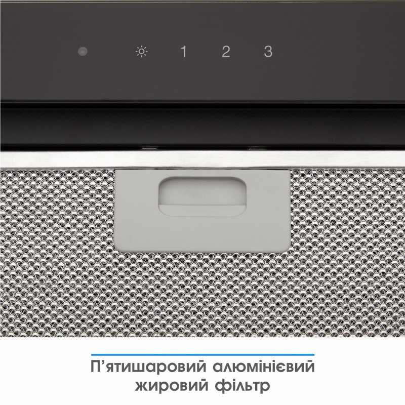 Витяжка ELEYUS INTEGRA 800 LED 52 BL