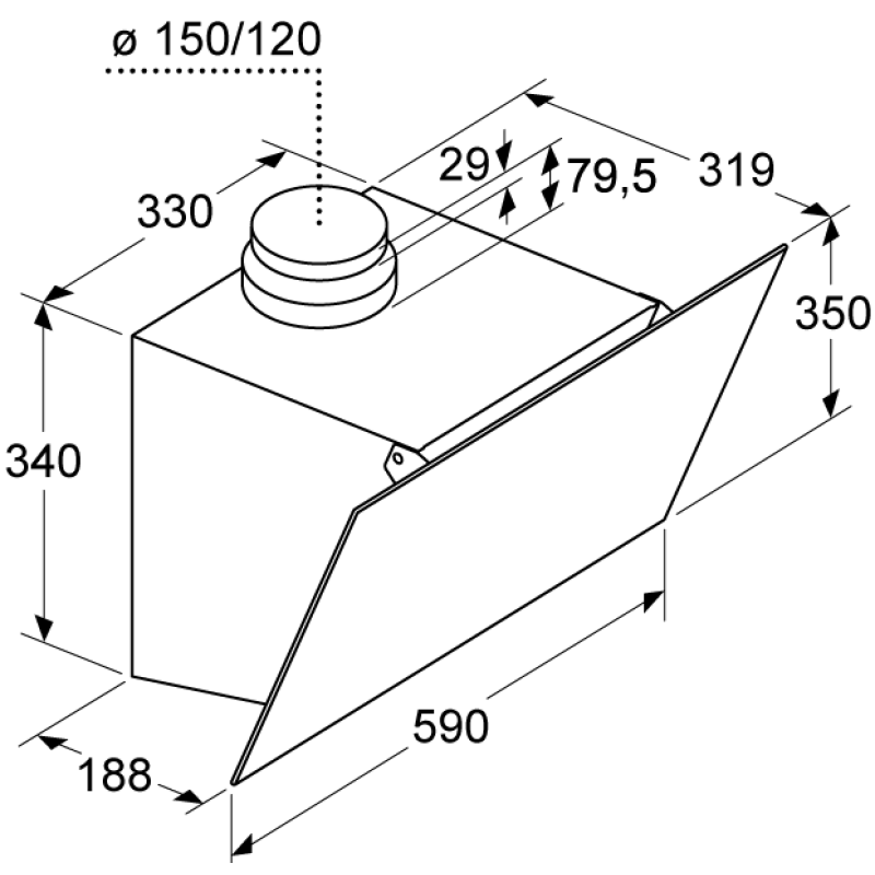 Bosch dwk63pj20t капюшон
