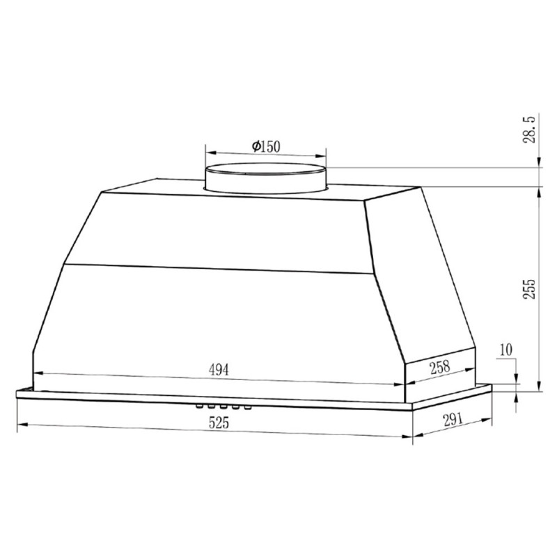 Витяжка GRUNHELM GVC 020 W