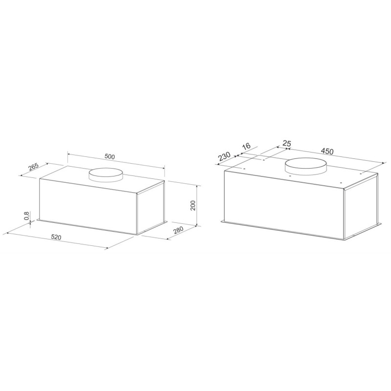 Витяжка ELEYUS URBAN 960 LED 52 IS