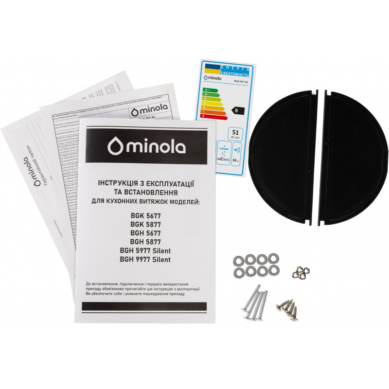 Витяжка Minola BGK 5877 BL