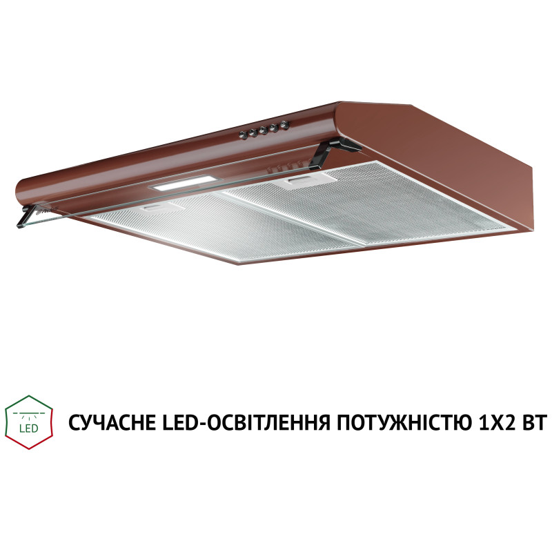 Витяжка PERFELLI PL 6144 BR LED
