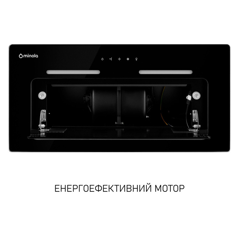 Витяжка Minola HBI 6473 BL GLASS 800 LED Line