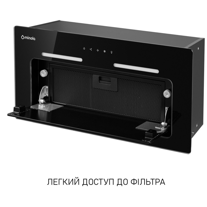 Витяжка Minola HBI 6473 BL GLASS 800 LED Line