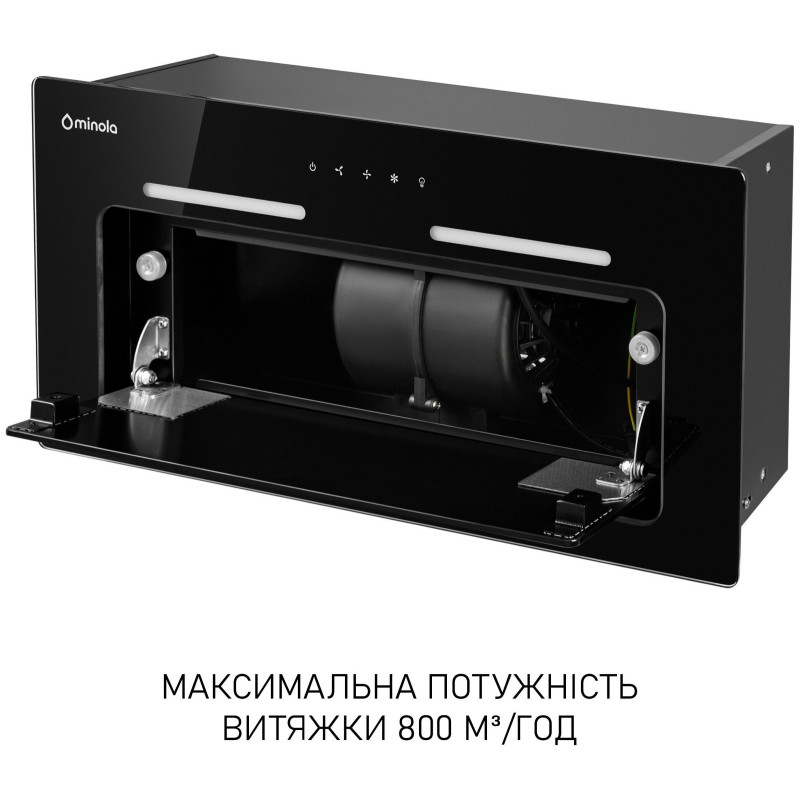 Витяжка Minola HBI 6473 BL GLASS 800 LED Line