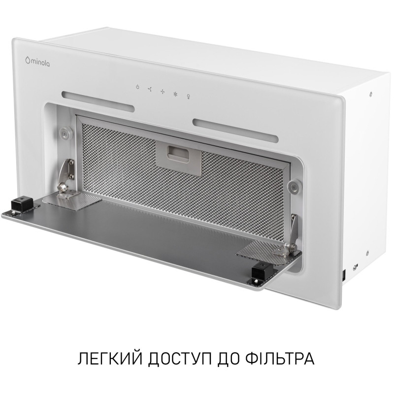 Minola HBI 6473 WH GLASS 800 Світлодіод