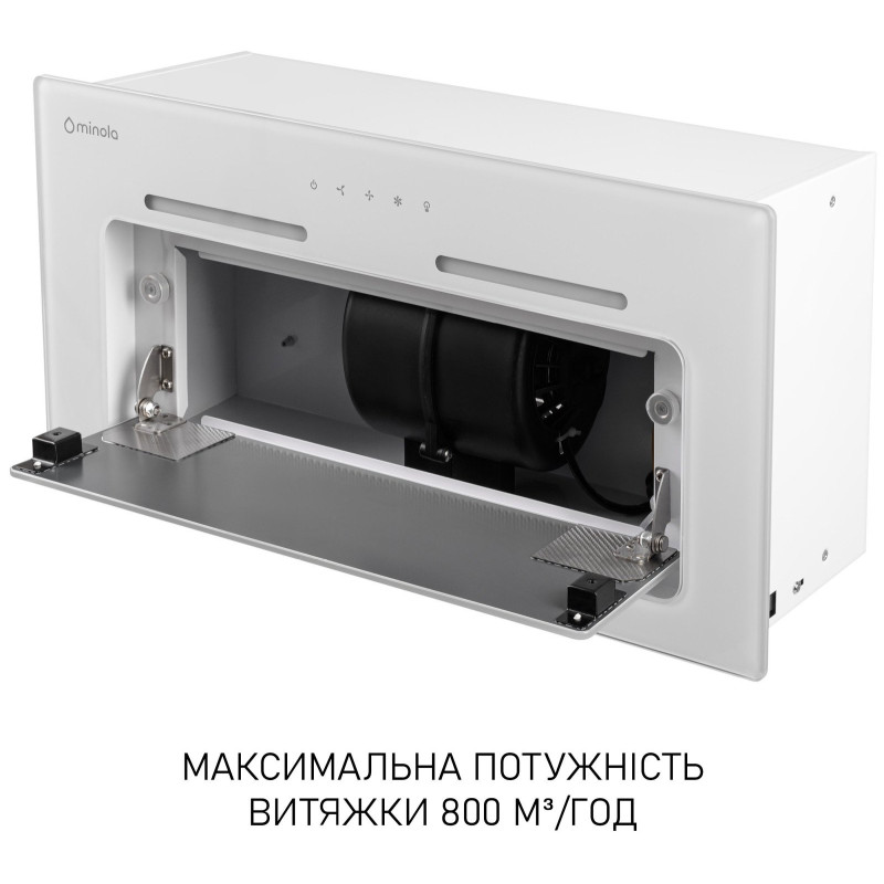 Minola HBI 6473 WH GLASS 800 Світлодіод