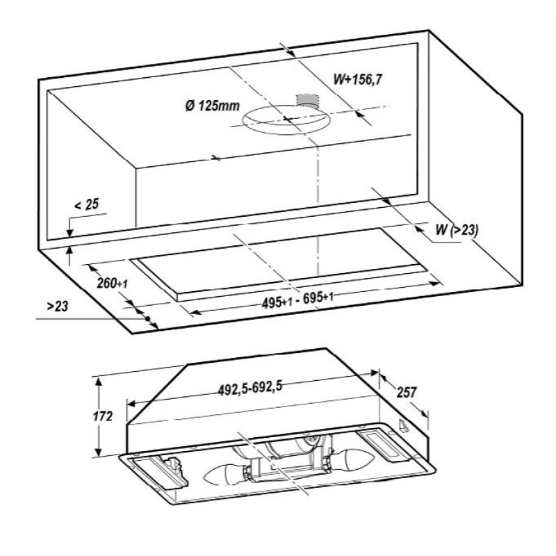 Витяжка Elica CT17 C IX/A/52