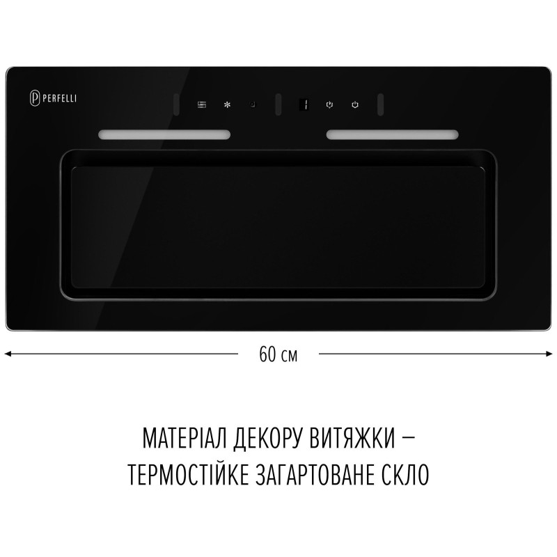 Витяжка PERFELLI NUOVA 6JWRB NERO