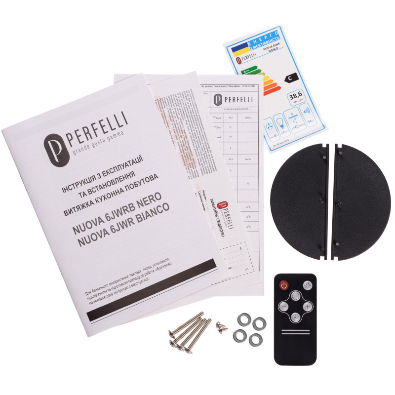 Витяжка PERFELLI NUOVA 6JWRB NERO