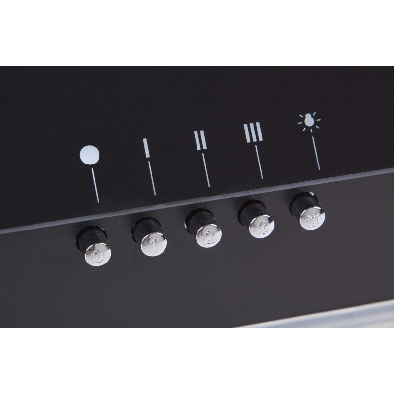 Витяжка VENTOLUX RIMINI 60 BK (650) PB SL