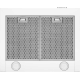 Витяжка Perfelli K 6610 WH 1000 LED