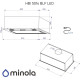 Витяжка Minola HBI 5014 BLF LED