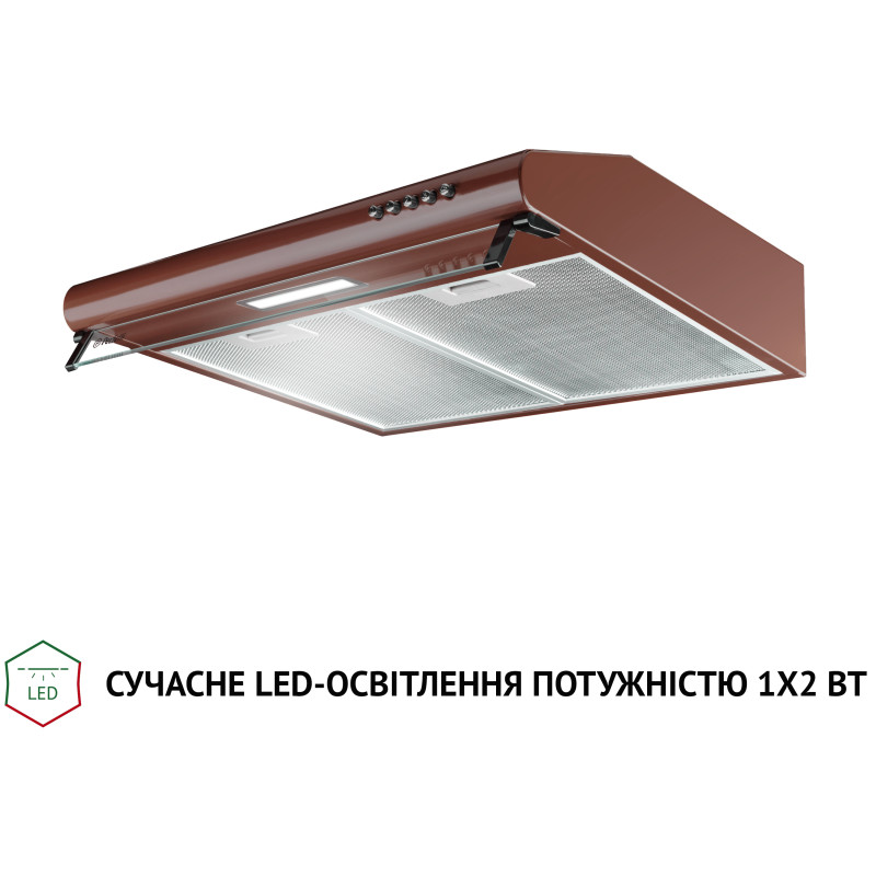 Витяжка Perfelli PL 5144 Dark BR LED