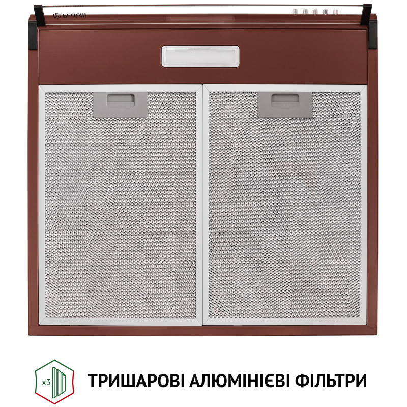 Витяжка Perfelli PL 5144 Dark BR LED