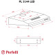 Витяжка Perfelli PL 5144 Dark BR LED