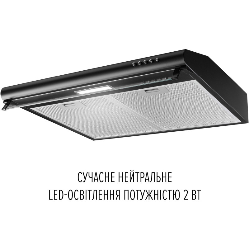 Витяжка PERFELLI PL 6244 BL LED