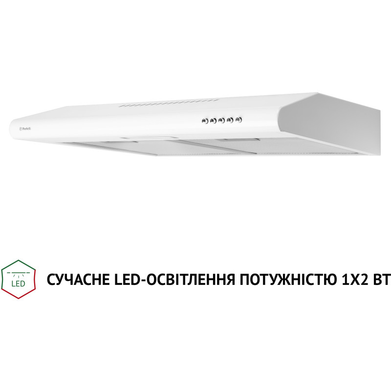 Витяжка Perfelli PL 6124 WH LED