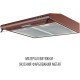 Витяжка PERFELLI PL 6244 BR LED