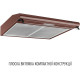 Витяжка PERFELLI PL 6244 BR LED