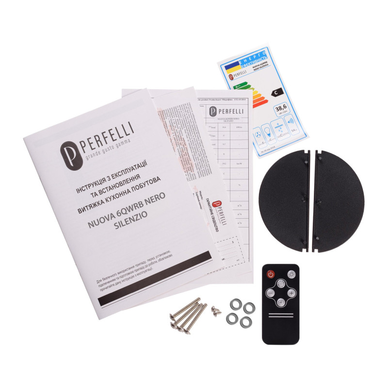 Витяжка PERFELLI NUOVA 6QWRBM NERO SILENZIO