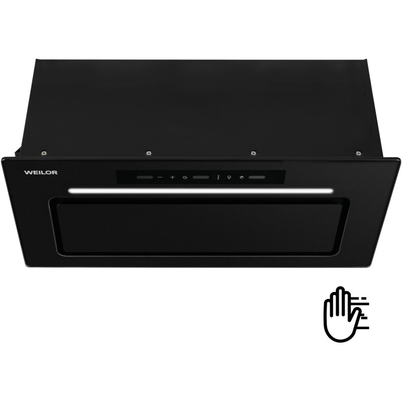 Витяжка WEILOR LUMINA WBG 69 BLACK MATTE SILENCE