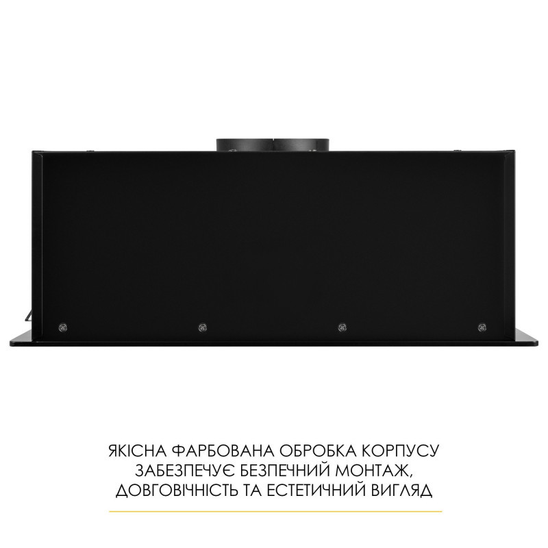 Витяжка WEILOR LUMINA WBG 69 BLACK MATTE SILENCE