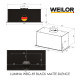 Витяжка WEILOR LUMINA WBG 69 BLACK MATTE SILENCE