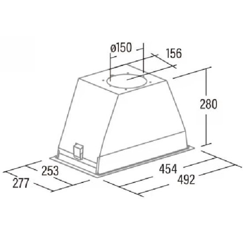 Витяжка Cata GL 45 X (02030305)