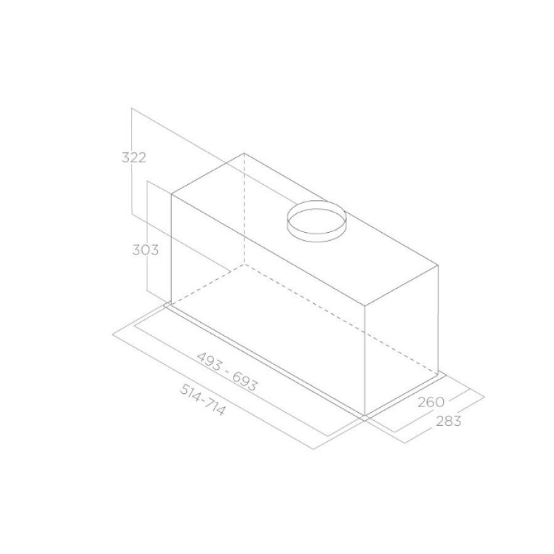 Витяжка Elica ENTER WH/A/72