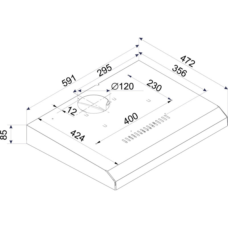 Витяжка HANSA OSC6133SIH