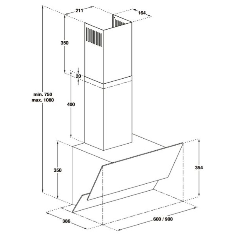Витяжка Bosch DWK66AJ60T