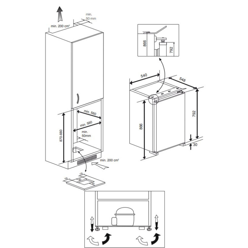Холодильник Beko B1754N