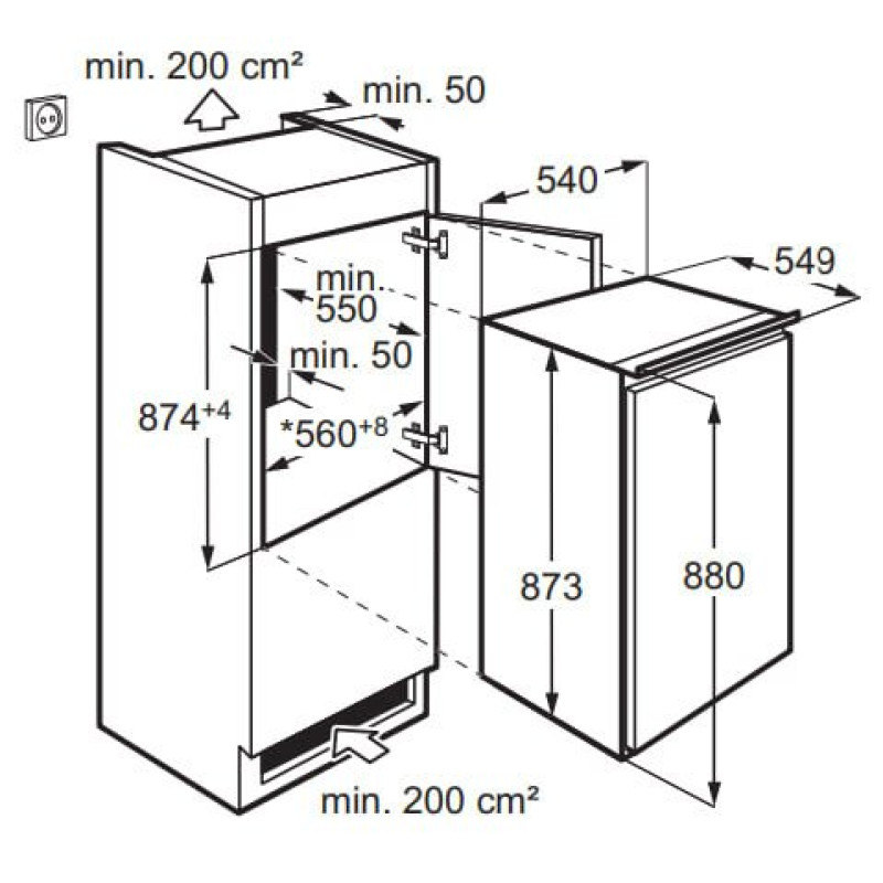 Холодильник Electrolux LFB2AE88S1