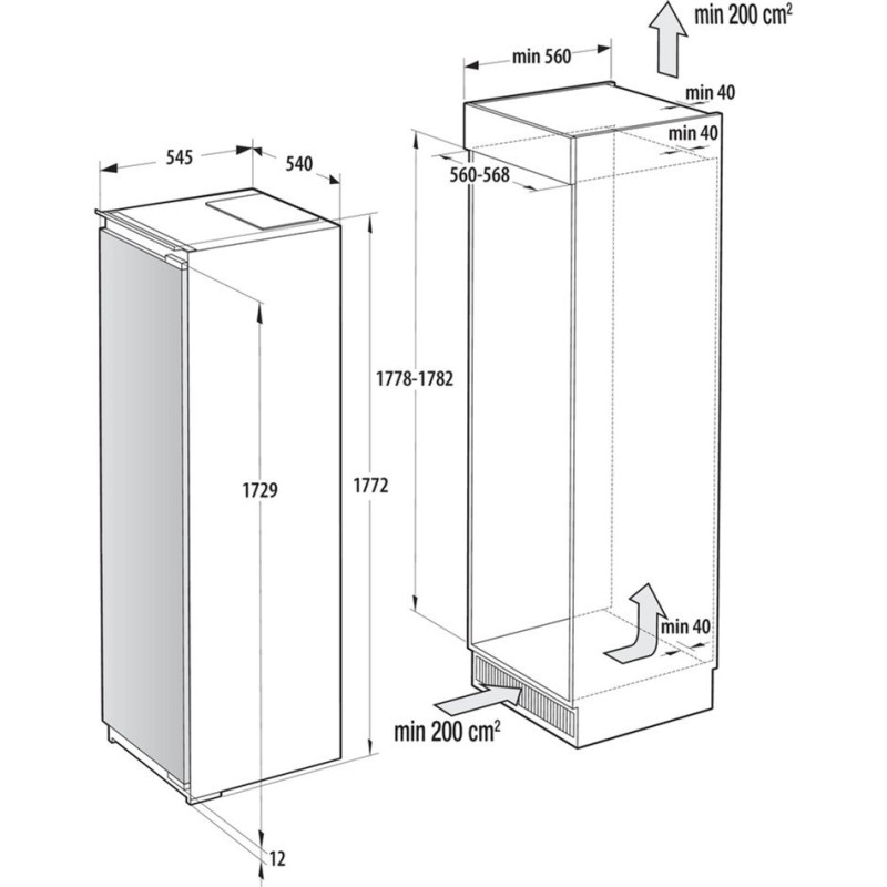 Холодильник GORENJE RI517E62WF