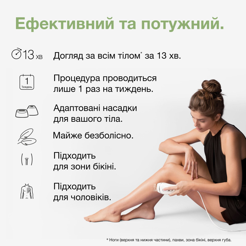 Фотоепілятор BRAUN PL3132 + GIL Venus