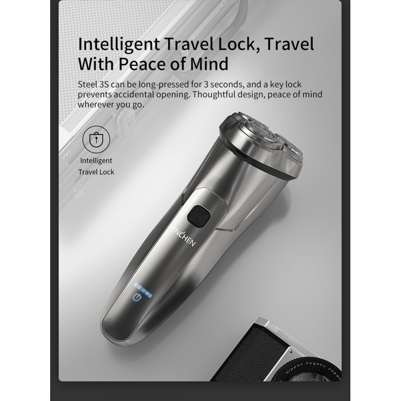 Електробритва Xiaomi Enchen Steel 3S Black/Gold