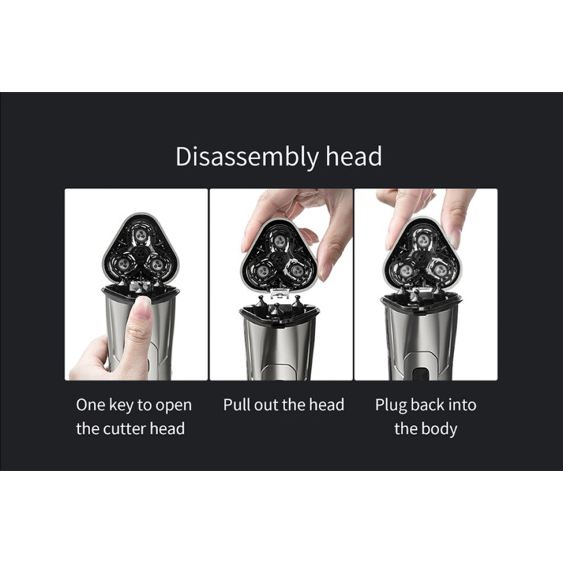 Електробритва Xiaomi Enchen Steel 3S Black/Gold