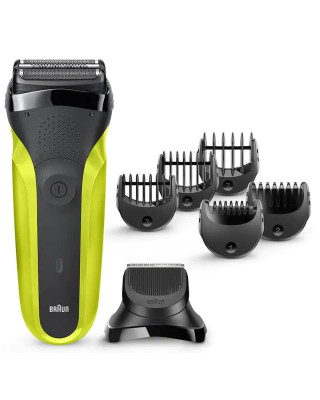 Електробритва BRAUN 300BT Series 3 black/green
